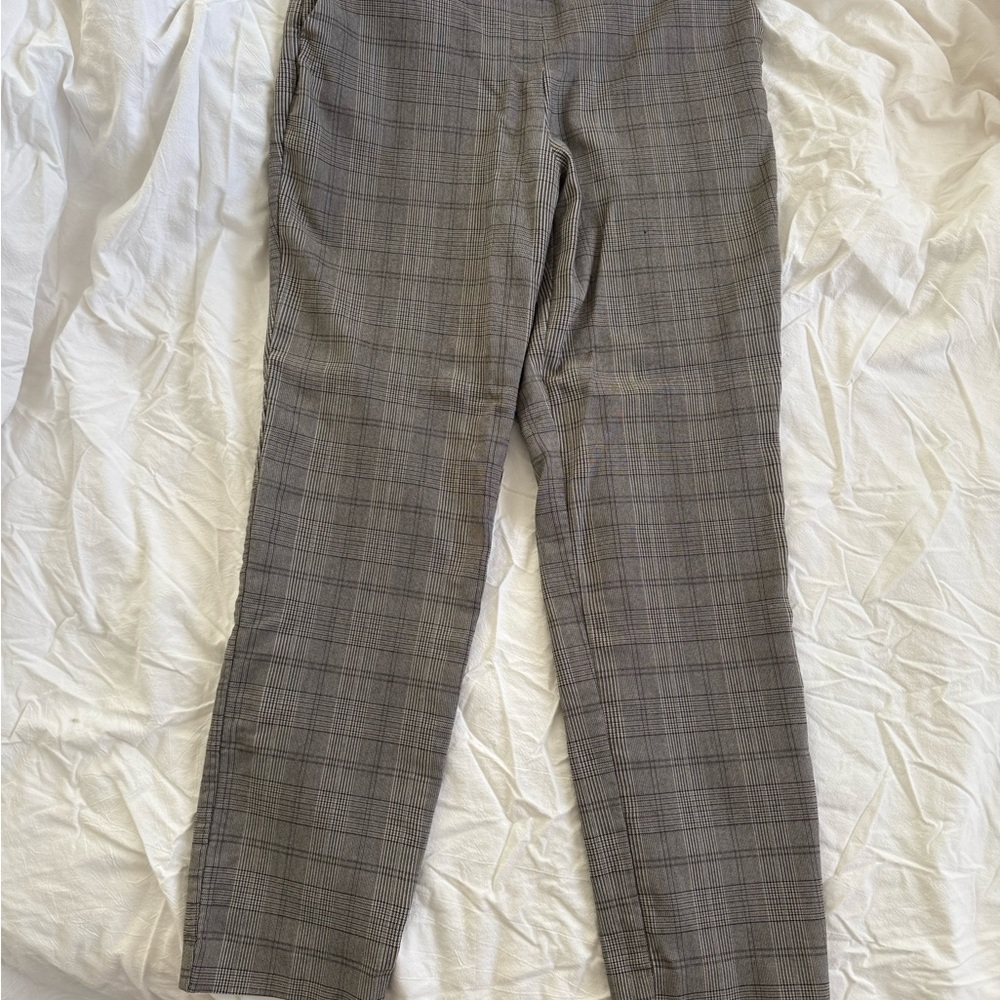 Women’s Gray Plaid Pants